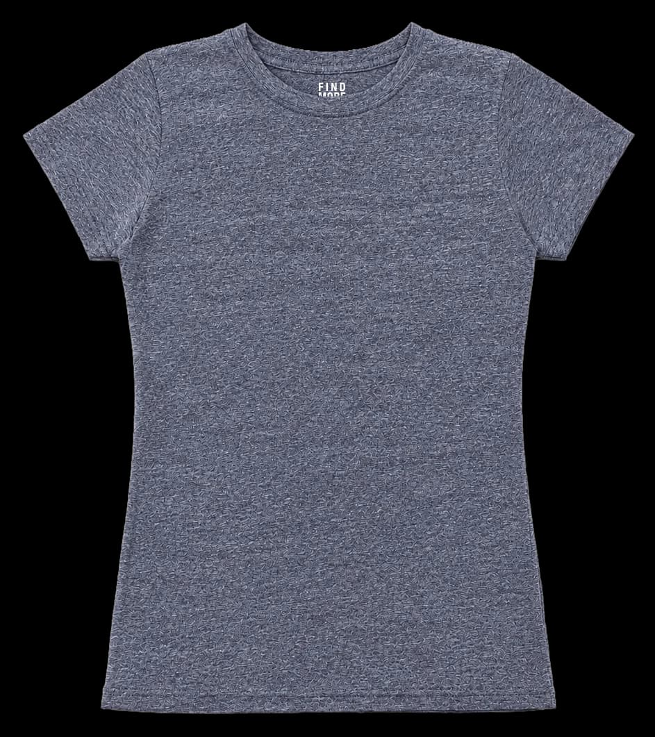 Playera Super Soft en gris oscuro, con parche naranja.