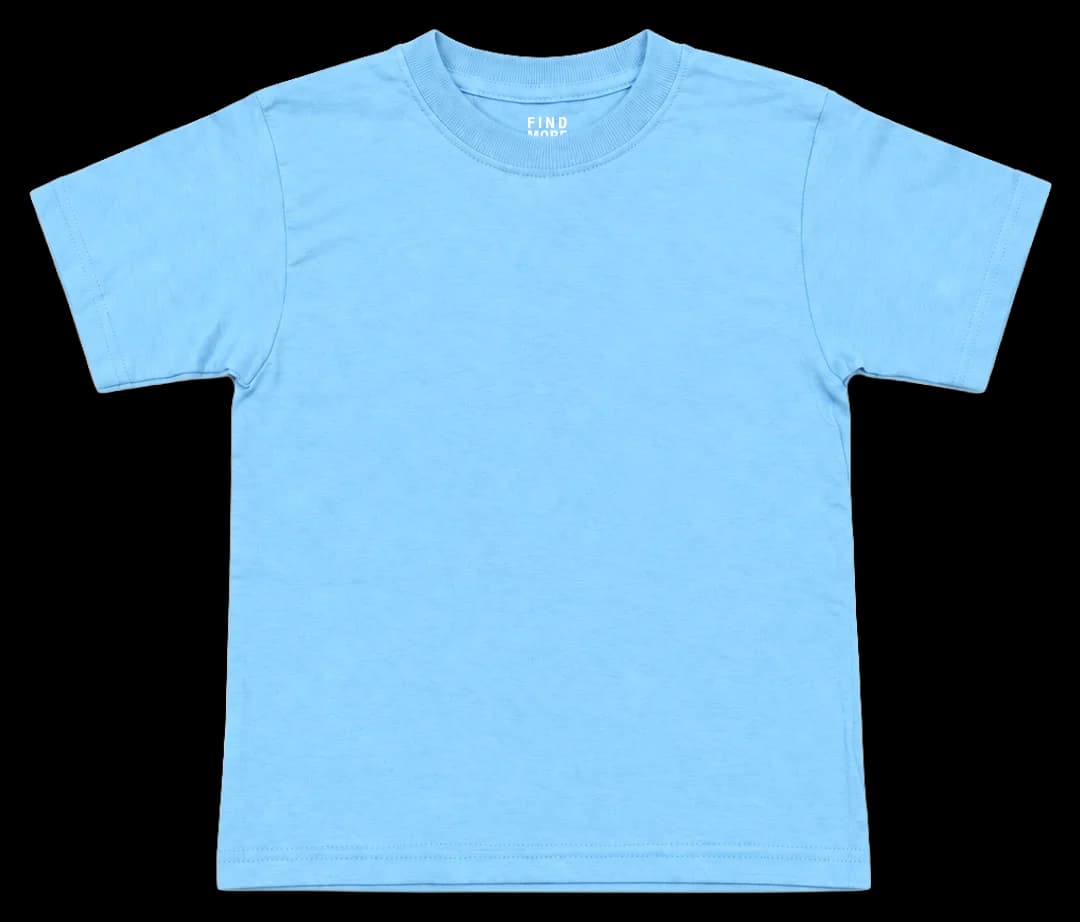Playera Niños en cielo, con parche amarillo.
